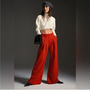 Anthropologie The Avery Pleated Wide-Leg Trousers